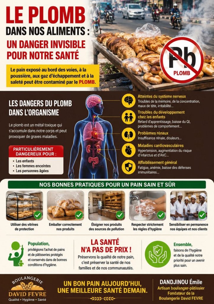 LE PLOMB DANS NOS ALIMENTS : UN DANGER INVISIBLE POUR NOTRE SANTÉ