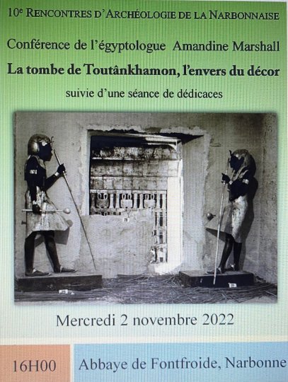 CONFERENCES EGYPTOLOGIE Amandine MARSHALL