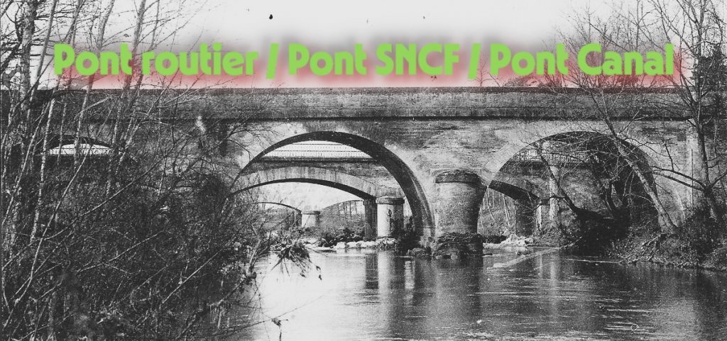 Passage Voie Verte sous les trois Ponts - Castelnau d'Estrétefonds