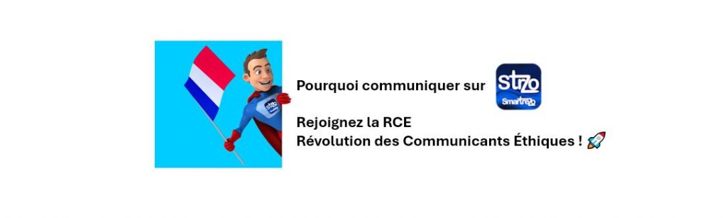 Pourquoi communiquer sur Smartrezo  :  Rejoignez la RCE - Révolution  des Communicants Éthiques  ! 🚀 première diffusion le 24/09/2024