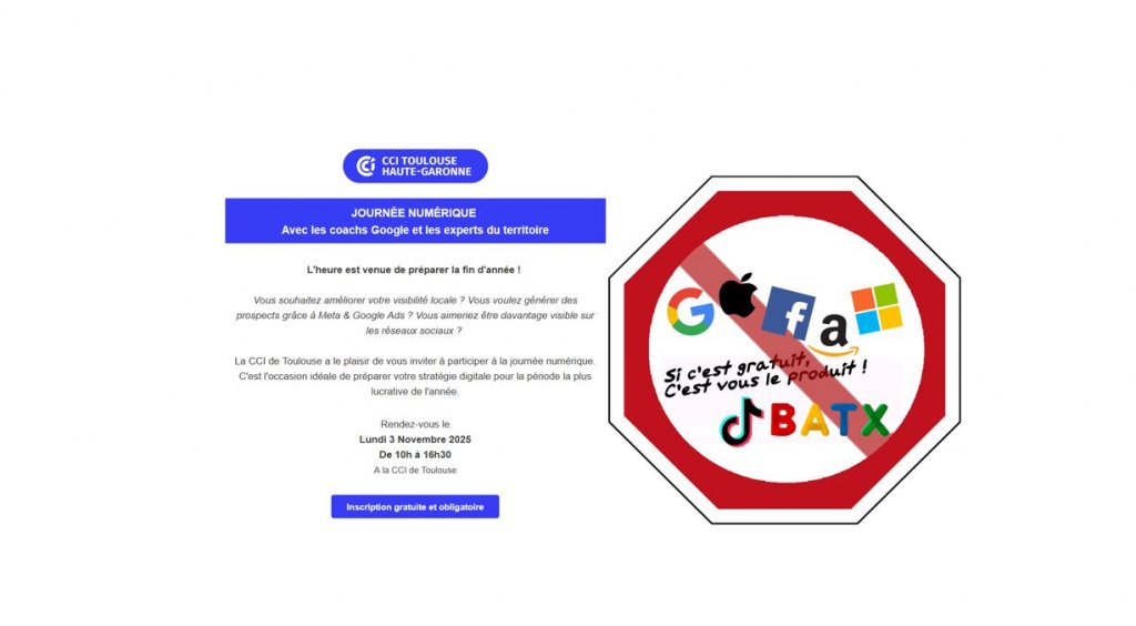 Si c’est gratuit c’est toi le produit ……… qu'en pense la  CCI Haute Garonne ?