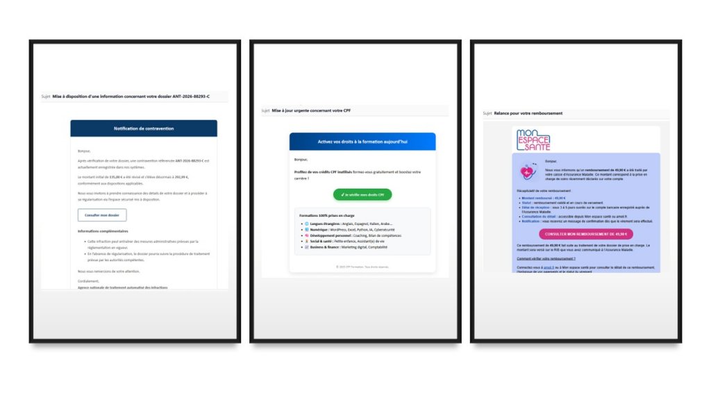 C'est le week-end et avec lui, la farandole des mails frauduleux à l'entête des administrations françaises. On ne clique pas - Acteurs Locaux