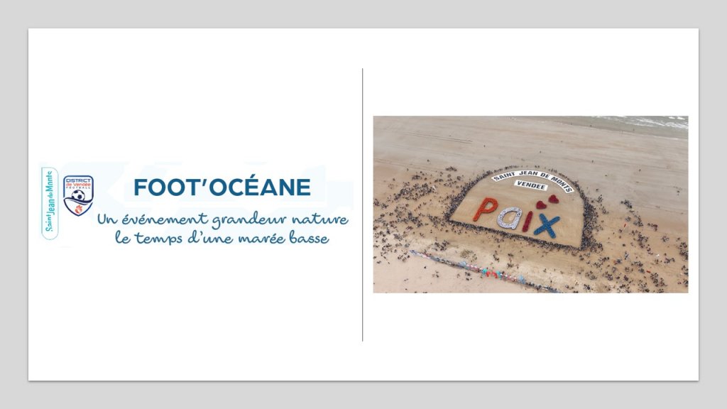 Acteurs Locaux Vendée Foot'Océance - Un événement grandeur nature le temps d’une marée basse