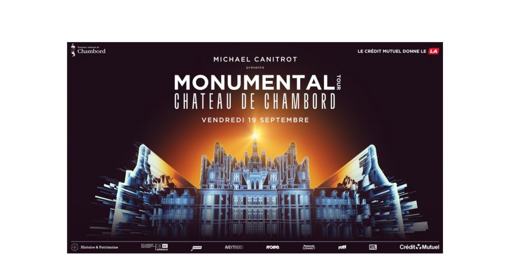 Le MONUMENTAL TOUR du DJ Michael Canitrot annonce 2 dates exceptionnelles à Chambord et à l'Abbaye de Maillezais