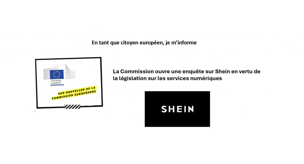 La Commission ouvre une enquête sur Shein en vertu de la législation sur les services numériques