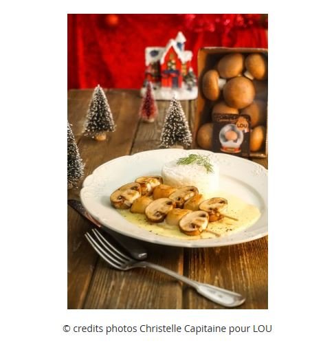 Les champignons LOU, rois des fêtes de fin d'année ! Idées Recettes