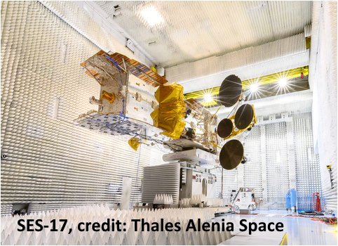 Le satellite totalement opérationnel SES-17 entame ses services de connectivité aux Amériques @SES_Satellites