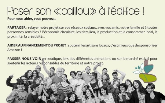 Le Tiers Lieu de Cultivons les Cailloux - financement participatif 