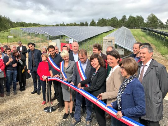 Luc-sur-Aude (11) : Inauguration du parc citoyen photovoltaïque. @Occitanie