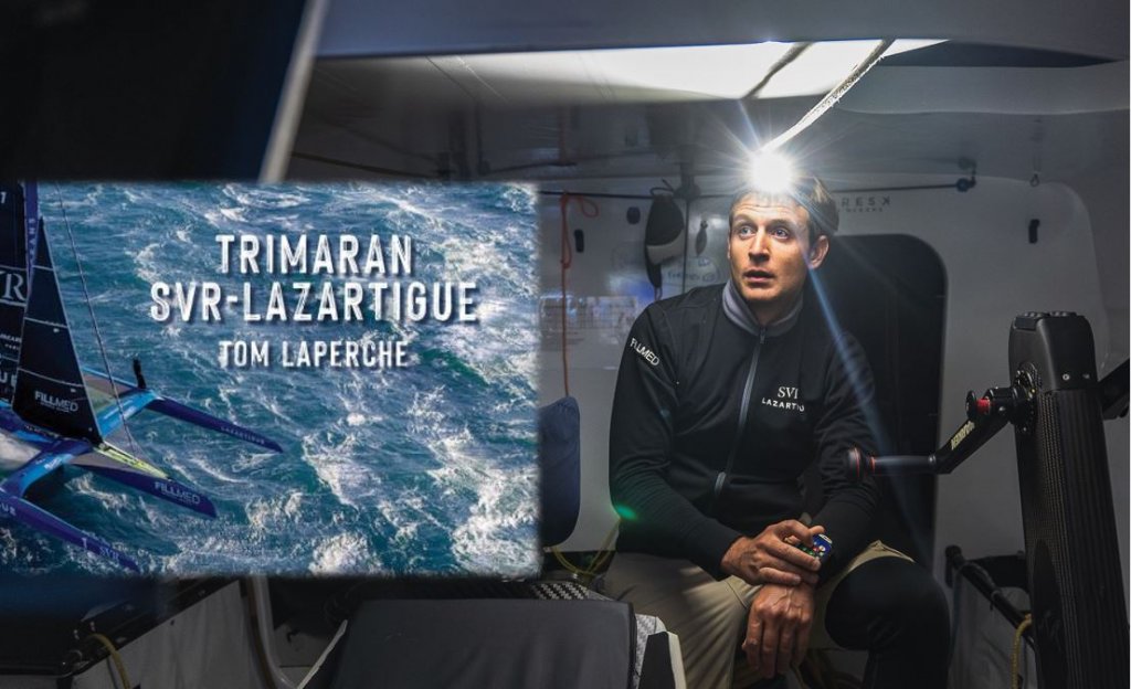 TvLocale-France - ''Arkea-Ultim-Challenge'' Tom Laperche fait tout pour ramener le Trimaran SVR-Lazartigue au Cap
