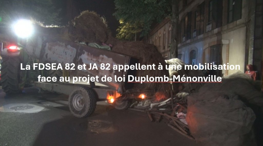 Pour les Agriculteurs la Loi Duplomb-Ménonville = TRAHISON