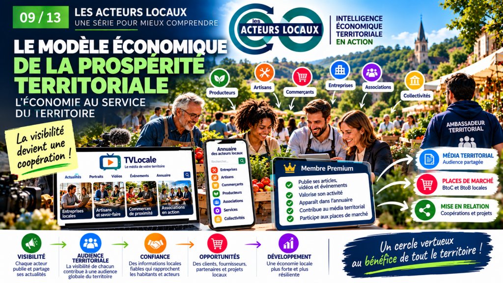 Acteurs-Locaux Épisode 9/13 - LE MODÈLE ÉCONOMIQUE DE LA PROSPÉRITÉ TERRITORIALE