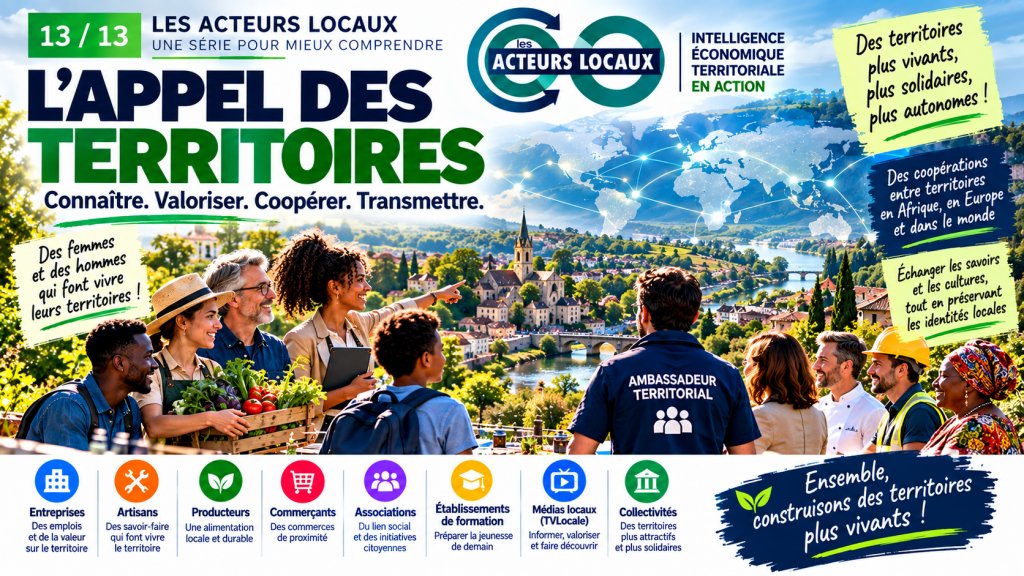 Acteurs-Locaux Épisode 13/13 - L'Appel des Territoires : connaître, valoriser, coopérer, transmettre