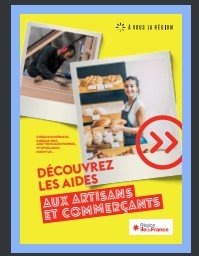 LES BONS PLANS N° 9 : Aides aux Artisans et Commerçants 