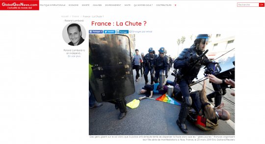 GlobalGeoNews / France : La Chute ?