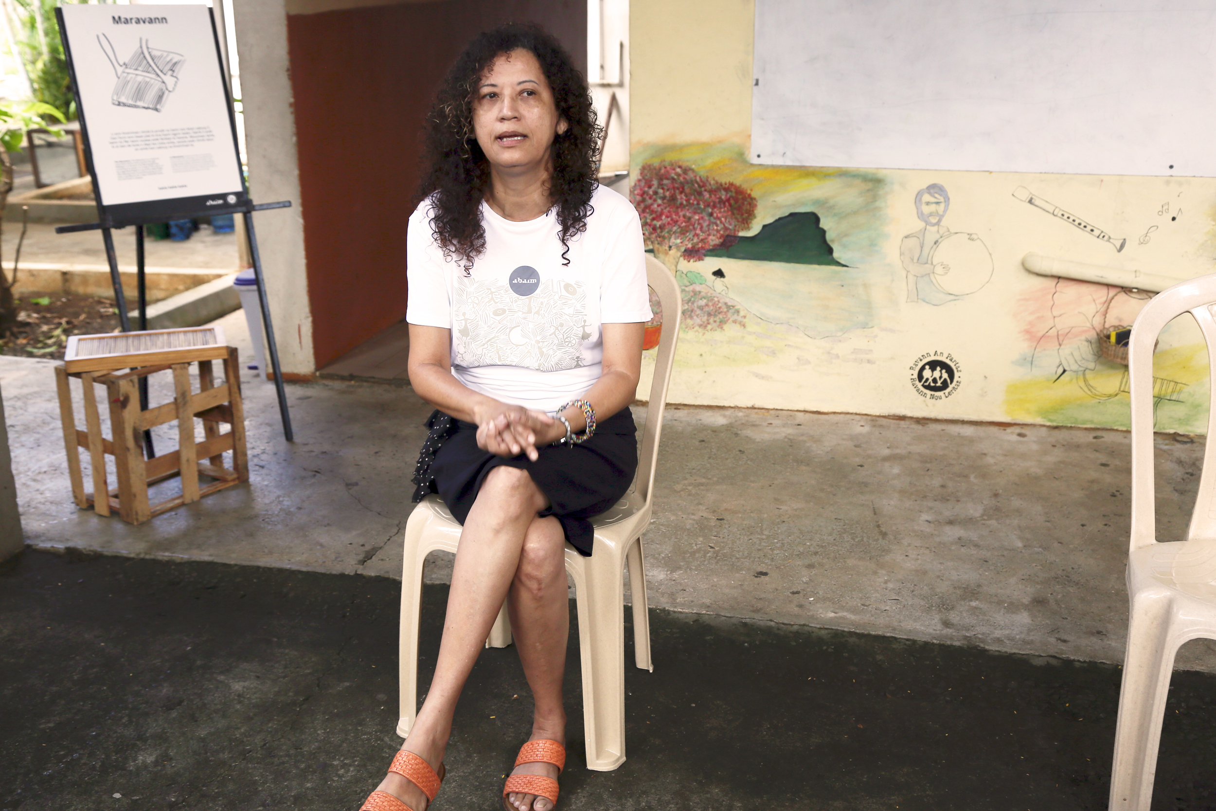 TOURNAGE BELLES D'AME A L’ILE MAURICE - En partenariat avec la MTPA - Visite Guidée à l'Initiation au Ravannes – Présentation des Activités - - ABAIM en compagnie de Marousia Bouvery 