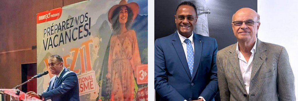 ﻿La Réunion accueille l’honorable Sydney Pierre pour le Salon International du Tourisme VEEZIT