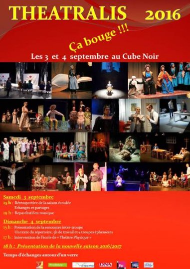 Festival Théâtralis les 3 et 4 septembre au#CubeNoir