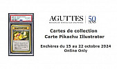 Cartes de collection :  Pokémon : Exceptionnelle carte Pikachu Illustrator gradée PSA  (1998 Promo)  Estimation : 150 000-300 000 euros. Enchères du 15 au 22 octobre 2024 Online Only  AGUTTES