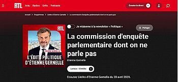 Le député Philippe Latombe communique -  La commission d'enquête parlementaire dont on ne parle pas