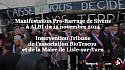 Barrage de Sivens : l'association des riverains et la Maire de Lisle-sur-Tarn à la Manifestation Pro-Barrage d'Albi le 15 novembre 2014