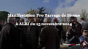 Barrage de Sivens  Manifestation des Pro-Barrage à Albi le 15 novembre 2014 à Albi