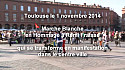 Barrage de Sivens Manifestation à Toulouse le 1 novembre en Hommage à Rémi Fraisse 