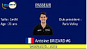 @SpacersToulouse Volley : Portrait du N°6, Antoine BRIZARD @TvLocale_fr