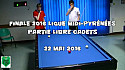 Match de qualification finale 2016 Ligue Midi Pyrénées de Billard Français partie Libre Cadets (moins de 17 ans)