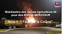 TV Locale Tarn-et-Garonne - Les Jeunes Agriculteurs 82 mobilisés comme partout en France Contre le MERCOSUR
