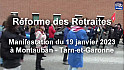 Tv Locale Montauban - une exceptionnelle mobilisation des Tarn-et-Garonnais contre la Réforme des Retraites
