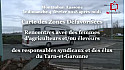 Carte des Zones Défavorisées: Les Agriculteurs soutenus par  leurs femmes  et la population au barrage de Montauban Nord ce dimanche 4 février. @FNSEA @tarnetgaronne_CG @Occitanie 