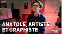 TV Locale Nantes -  découverte d'Anatole, artiste et graphiste