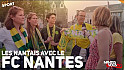 TV Locale Nantes  avec les supporters du FCN après la victoire de la Coupe de France