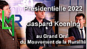 'Présidentielle 2022' le candidat Gaspard KOENING a passé le 'Grand Oral pour la Ruralité' organisé par LMR 