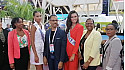 porte  de versailles  avec    Miss  Guadeloupe  Miss  France     IFTM  RESA 2022