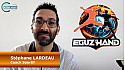 Acteurs Locaux de EGUZON - Stéphane LARDEAU co organisateur de Eguz'Hand 2026  au micro de Michel Lecomte président Smartrezo