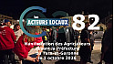 TvLocale des Acteurs Locaux 82 -  le 1 octobre 2026, les Agriculteurs étaient à poil devant la Préfecture du Tarn-et-Garonne sans leurs tracteurs