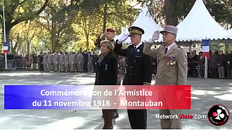 Commémoration Armistice 11 novembre 1918 à Montauban Tarn-et-Garonne @Networkvisio