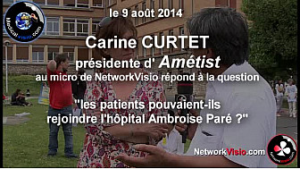 AP-HP Oncologie Garches : Carine CURTET d'Amétist explique POURQUOI PAS Ambroise Paré