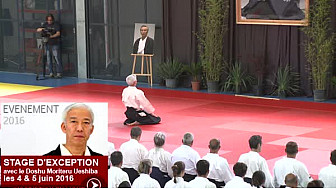 EXCEPTIONNEL le Doshu Moriteru UESHIBA reçu par Pierre Grimaldi Président de la FFAB et par le Maire de Pertuis #aikido @FFAB #TvLocale_fr
