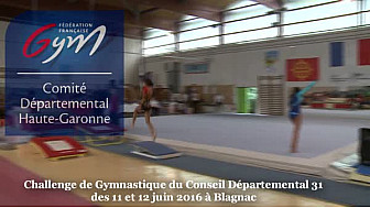 Challenge de Gymnastique du Comité Départemental de Haute-Garonne des 10 et 11 juin 2016