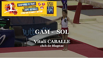 GAM Sol  Vitali CABALLE au Championnat de France Intercomités de Gymnastique de Ponts de Cé  @ffgymnastique #TvLocale_fr