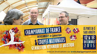 Gymnastique Championnat de France à Ponts de Cé (49) Interviews des Présidents de Comités Pays de la Loire et Maine et Loire @ffgymnastique #TvLocale_fr