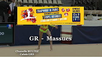 Chanelle BULTEZ Gymnastique Rythmique Massues: au Championnat de France Juniors Espoir de Ponts de Cé @ffgymnastique #TvLocale_fr