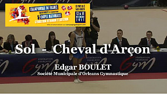 GAM Sol : Edgar BOULET au Championnat National Séniors de Ponts de Cé  @ffgymnastique #TvLocale_fr #coupenat2015