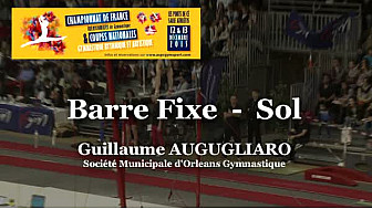 GAM Cheval d'Arçon :Guillaume AUGUGLIARO au Championnat National Séniors de Ponts de Cé @ffgymnastique #TvLocale_fr #coupenat2015