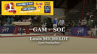 Louis MICHELOT GAM Sol au Championnat National Juniors - Espoirs de Ponts de Cé  @ffgymnastique #TvLocale_fr