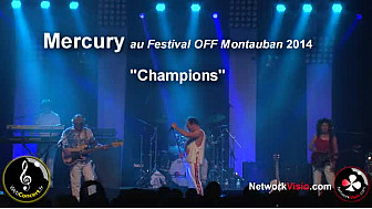 Freddie Mercury Queen par Mercury au Festival OFF de Montauban 2014
