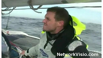 Transat Jacques Vabre 2009 : Image en mer - Guyader pour Urgence Climatique